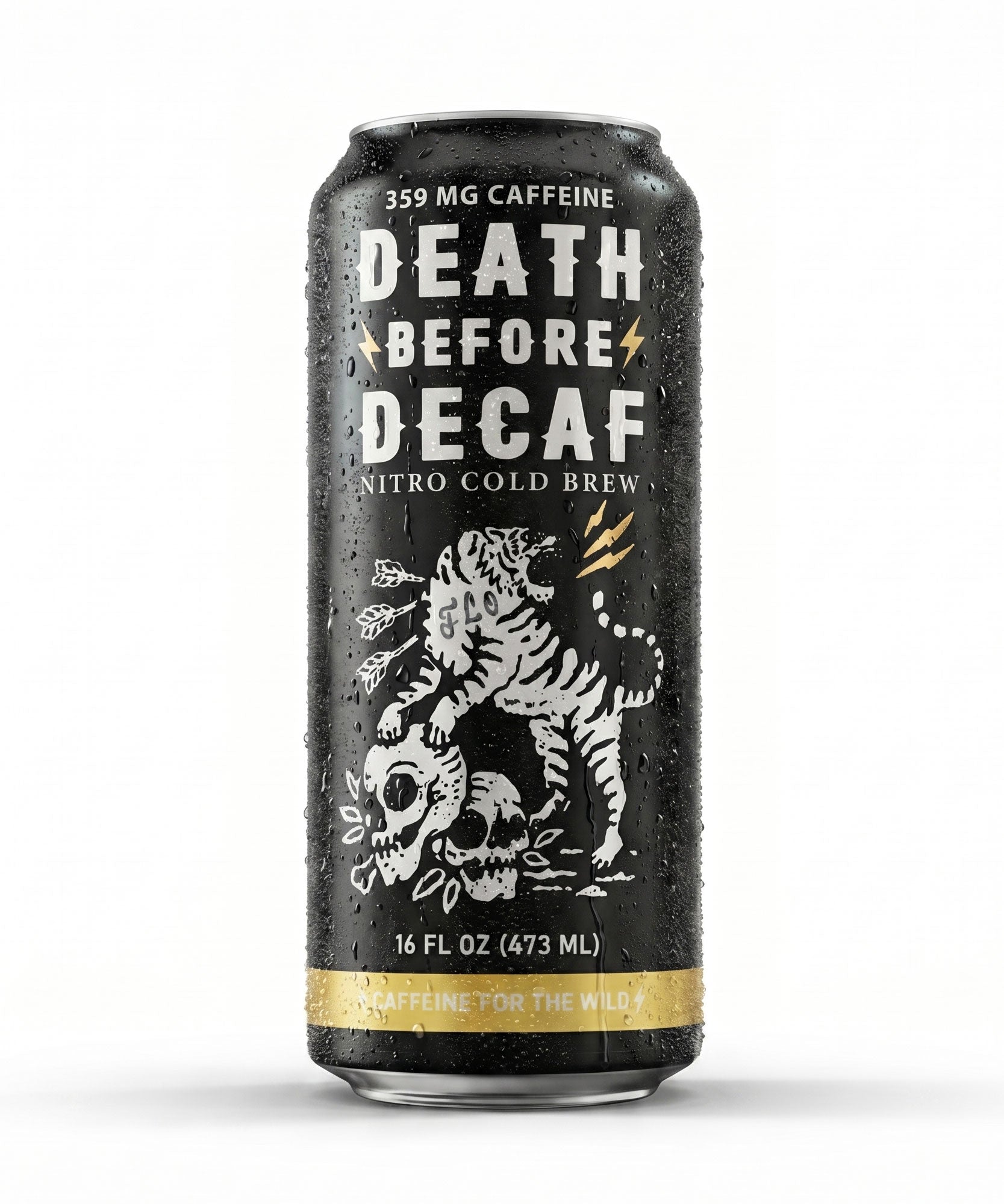 Strong Nitro Cold Brew From Death Before Decaf - 16oz