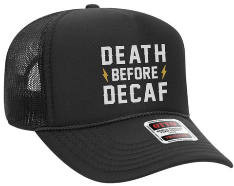 Death Before Decaf Hat
