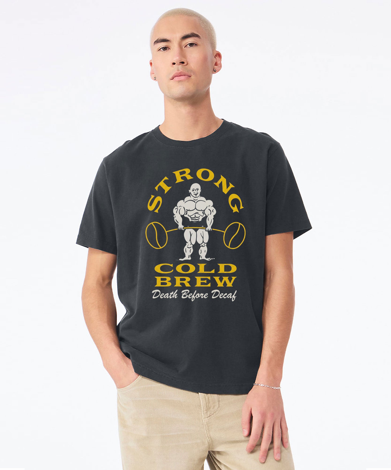 Muscle Man Tee – Death Before Decaf