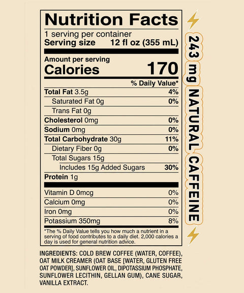 Vanilla Latte - 12oz