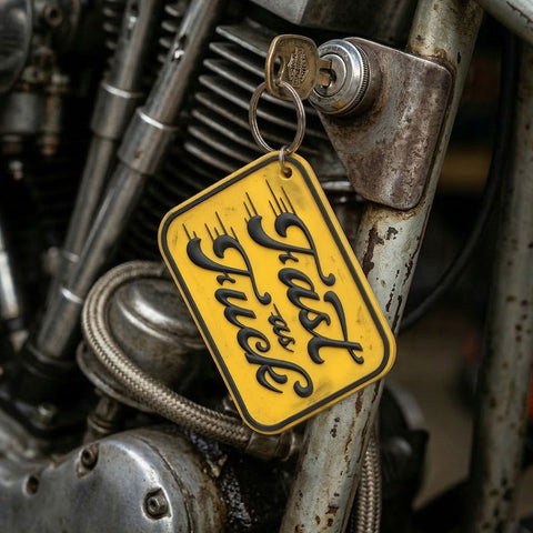 Fast As Fuck Keychain